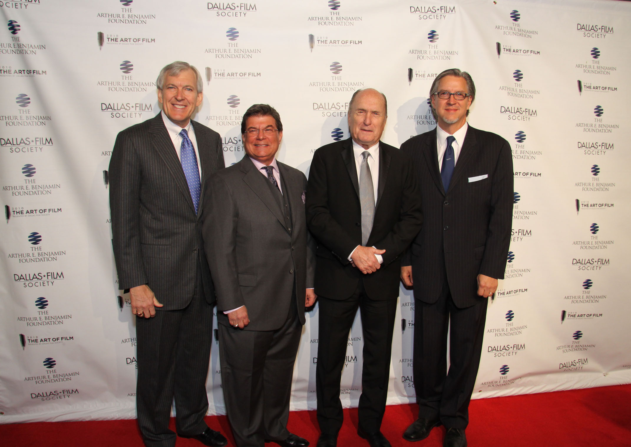 Dallas Mayor Tom Leppert, Arthur E. Benjamin, Robert Duvall, Michael Cain